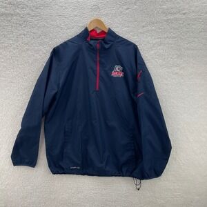 Belmont Bruins Jacket Mens Large Blue Red Nike Storm Fit Windbreaker University